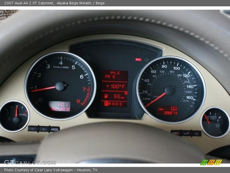 Alpaka Beige Metallic / Beige 2007 Audi A4 2.0T Cabriolet