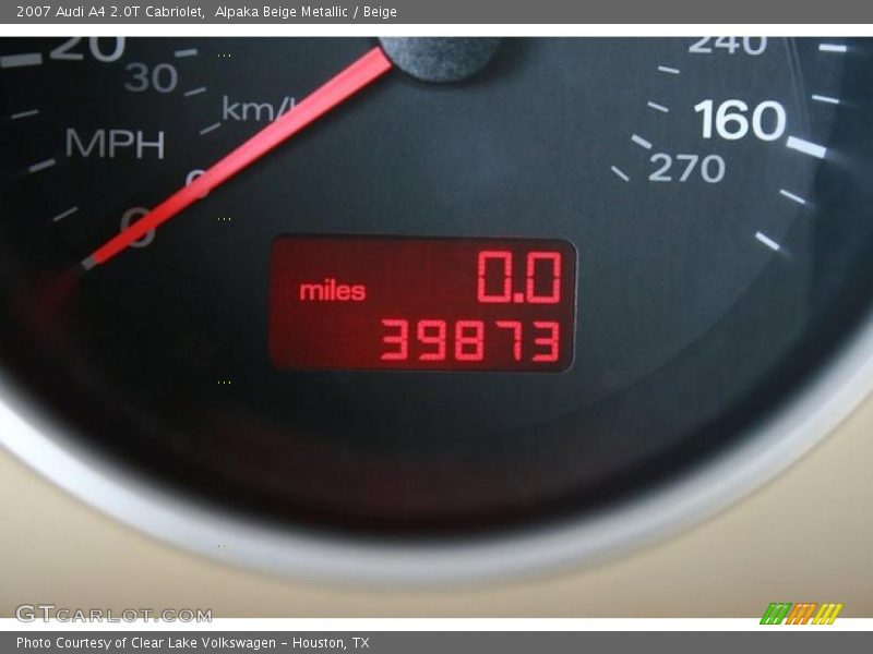 Alpaka Beige Metallic / Beige 2007 Audi A4 2.0T Cabriolet