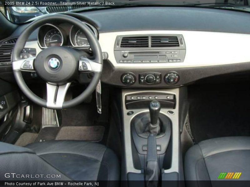 Titanium Silver Metallic / Black 2005 BMW Z4 2.5i Roadster