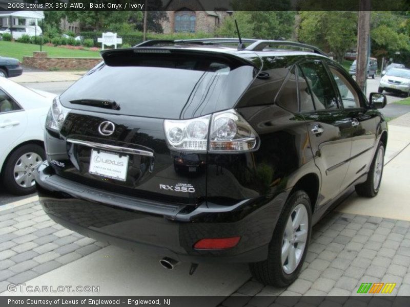 Black Onyx / Ivory 2008 Lexus RX 350 AWD
