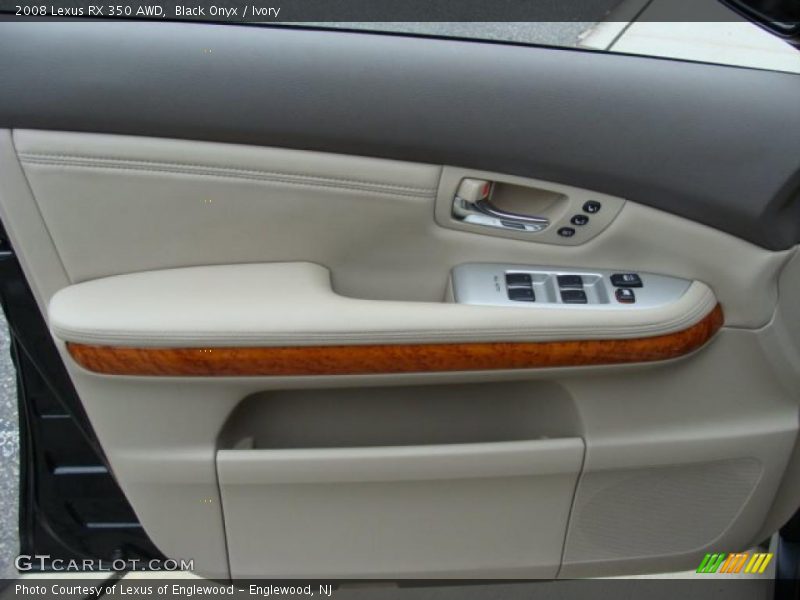 Black Onyx / Ivory 2008 Lexus RX 350 AWD