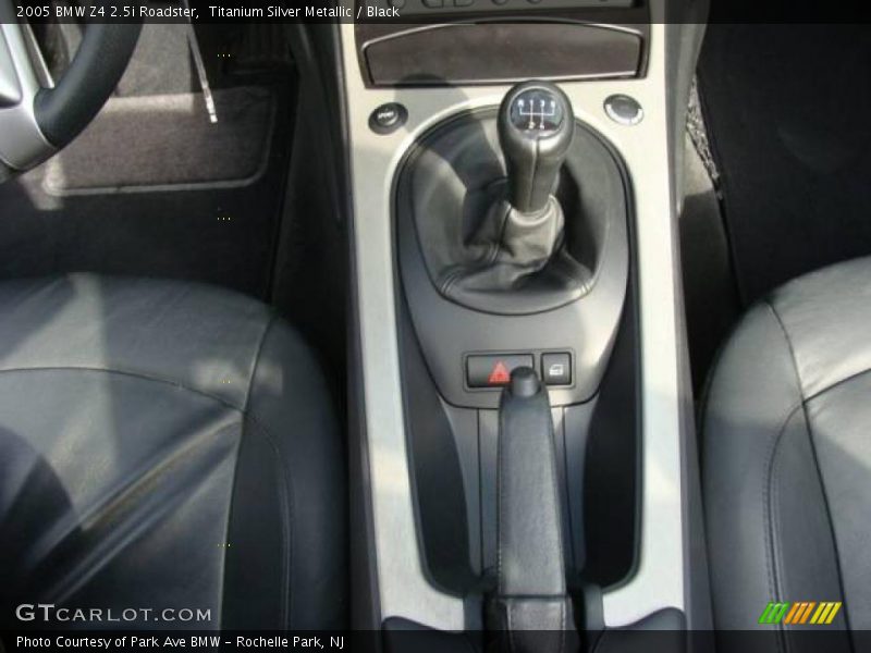 Titanium Silver Metallic / Black 2005 BMW Z4 2.5i Roadster