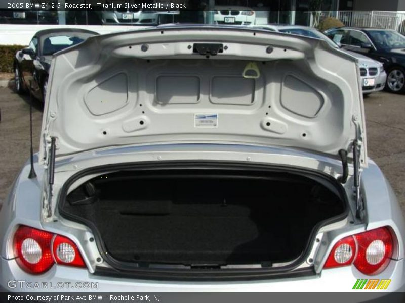 Titanium Silver Metallic / Black 2005 BMW Z4 2.5i Roadster