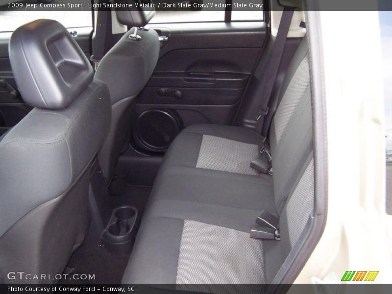 Light Sandstone Metallic / Dark Slate Gray/Medium Slate Gray 2009 Jeep Compass Sport