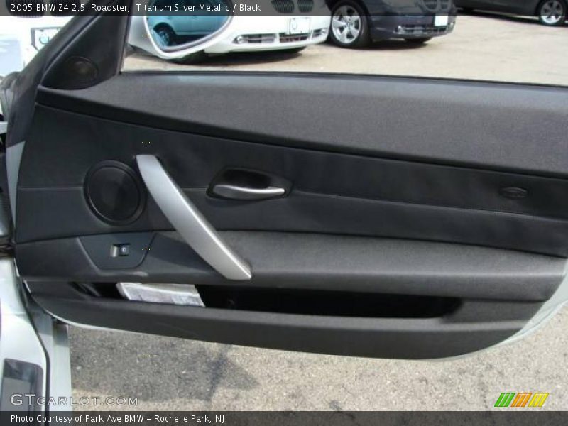 Titanium Silver Metallic / Black 2005 BMW Z4 2.5i Roadster