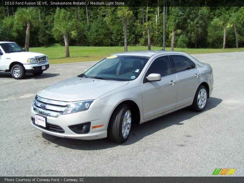 Smokestone Metallic / Medium Light Stone 2010 Ford Fusion SE V6