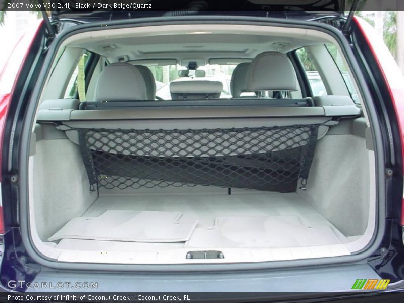 Black / Dark Beige/Quartz 2007 Volvo V50 2.4i