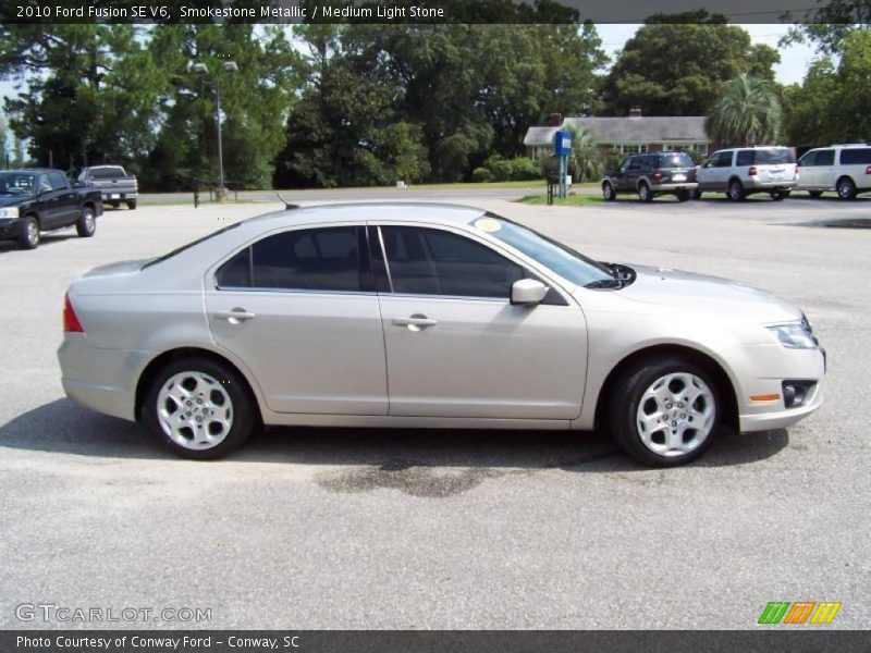 Smokestone Metallic / Medium Light Stone 2010 Ford Fusion SE V6