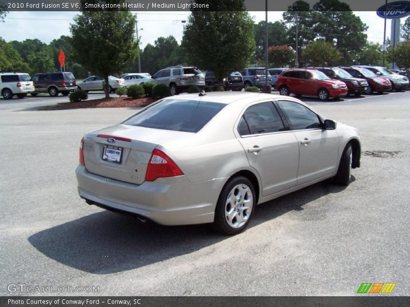 Smokestone Metallic / Medium Light Stone 2010 Ford Fusion SE V6