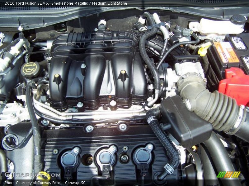 Smokestone Metallic / Medium Light Stone 2010 Ford Fusion SE V6