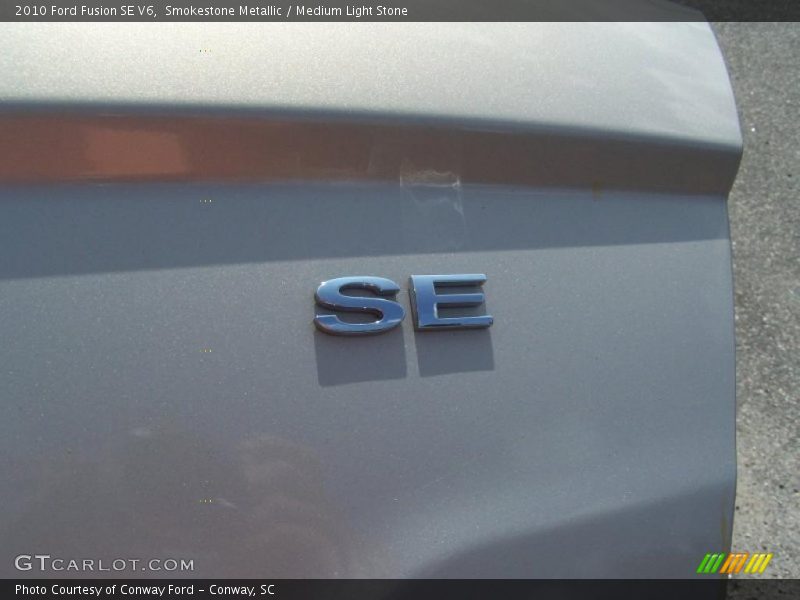 Smokestone Metallic / Medium Light Stone 2010 Ford Fusion SE V6