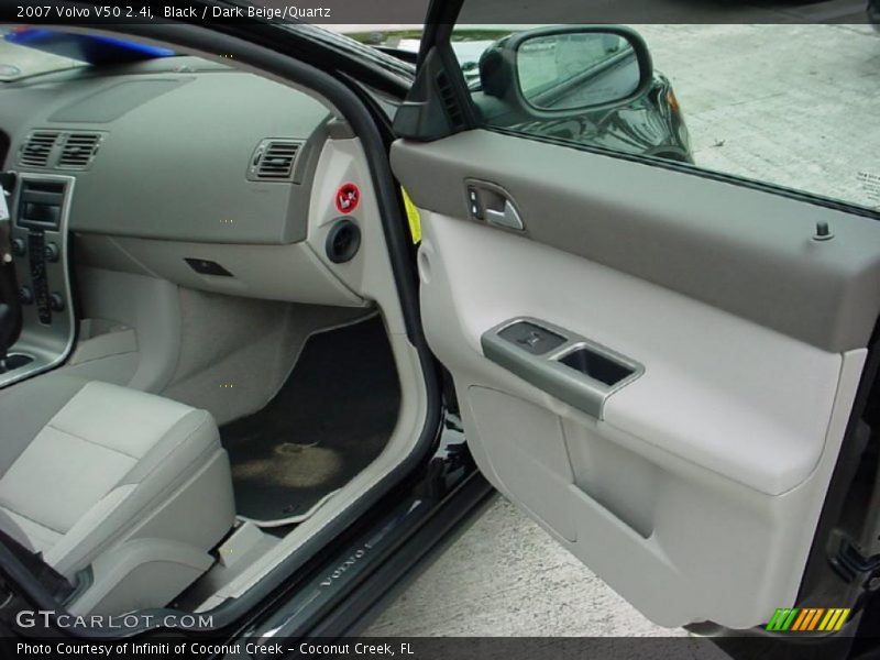 Black / Dark Beige/Quartz 2007 Volvo V50 2.4i