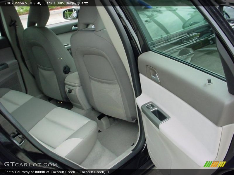Black / Dark Beige/Quartz 2007 Volvo V50 2.4i