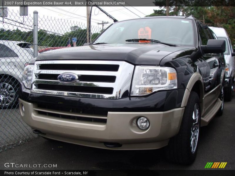 Black / Charcoal Black/Camel 2007 Ford Expedition Eddie Bauer 4x4