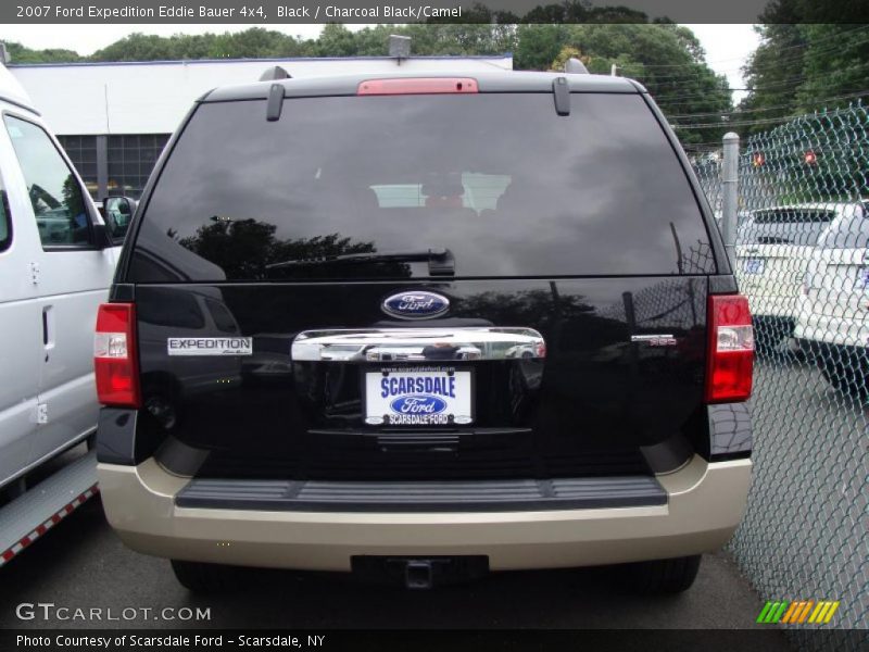 Black / Charcoal Black/Camel 2007 Ford Expedition Eddie Bauer 4x4