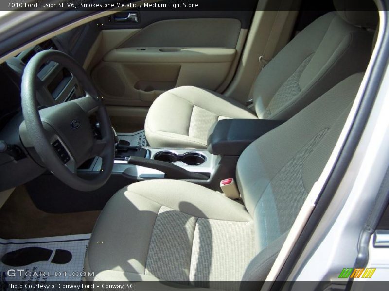 Smokestone Metallic / Medium Light Stone 2010 Ford Fusion SE V6