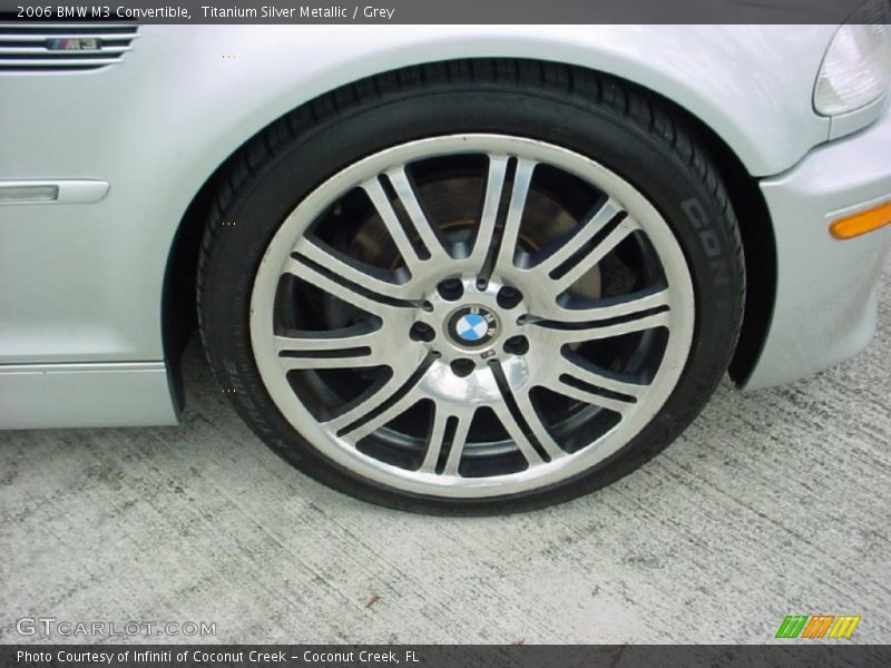 Titanium Silver Metallic / Grey 2006 BMW M3 Convertible