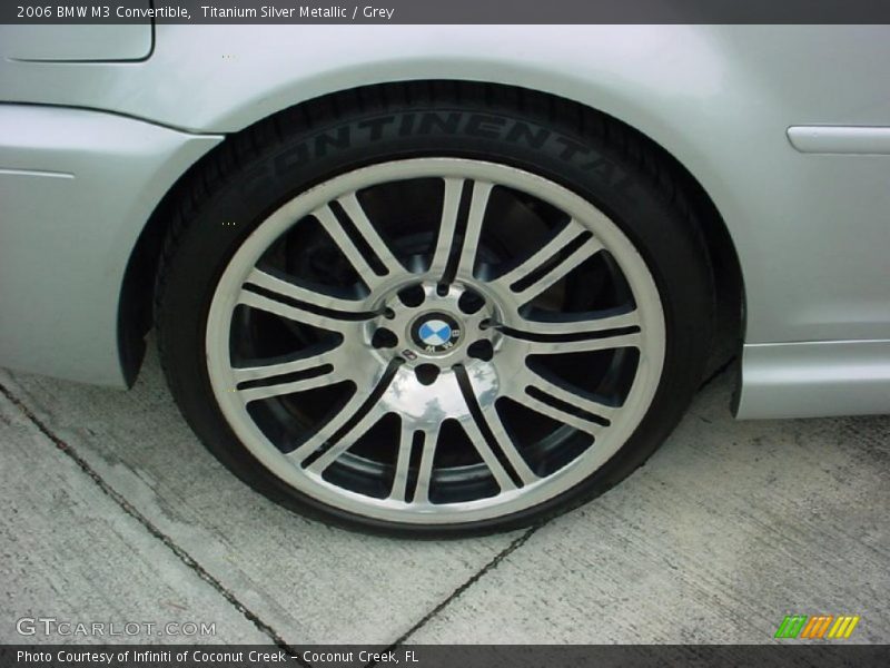 Titanium Silver Metallic / Grey 2006 BMW M3 Convertible