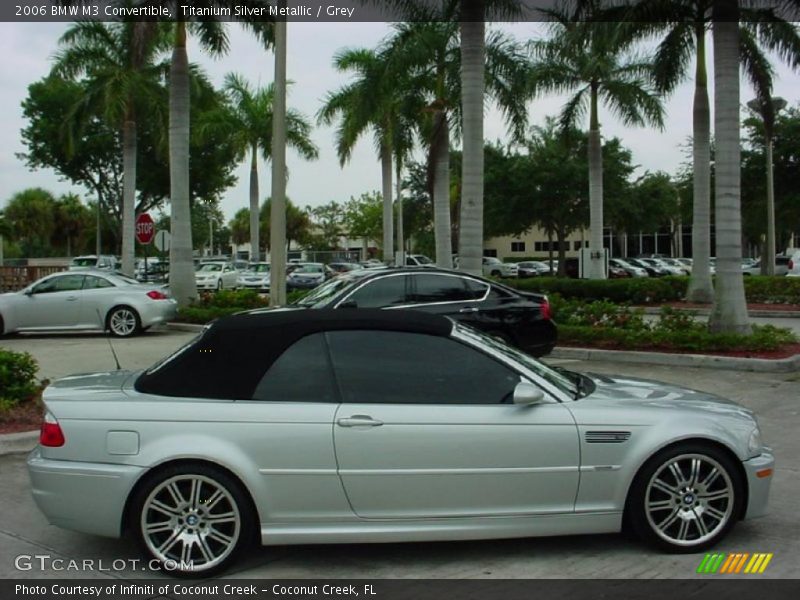 Titanium Silver Metallic / Grey 2006 BMW M3 Convertible