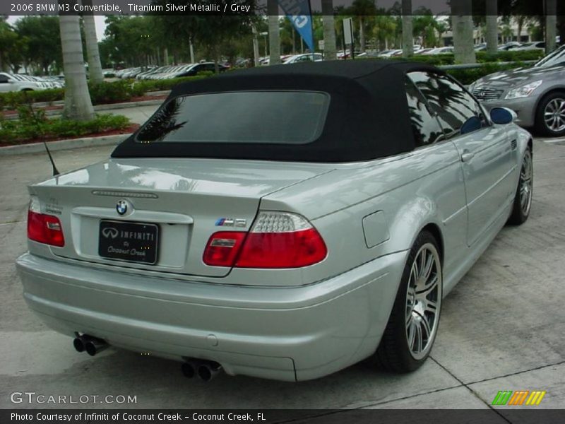 Titanium Silver Metallic / Grey 2006 BMW M3 Convertible