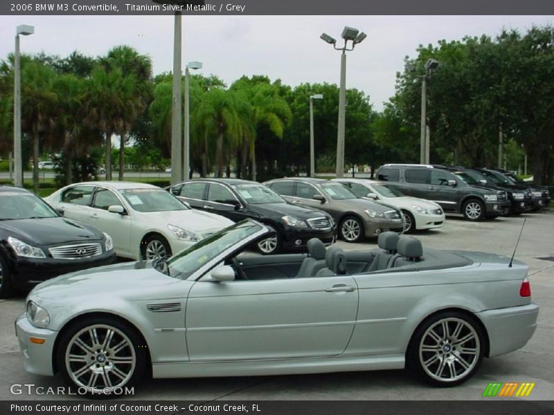 Titanium Silver Metallic / Grey 2006 BMW M3 Convertible