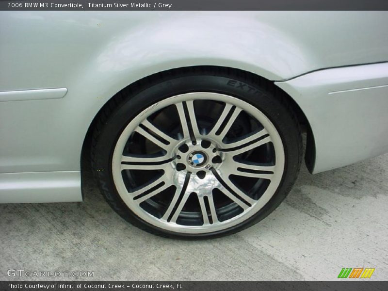 Titanium Silver Metallic / Grey 2006 BMW M3 Convertible