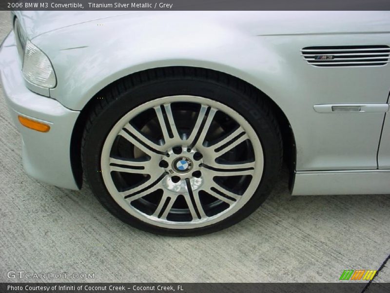 Titanium Silver Metallic / Grey 2006 BMW M3 Convertible