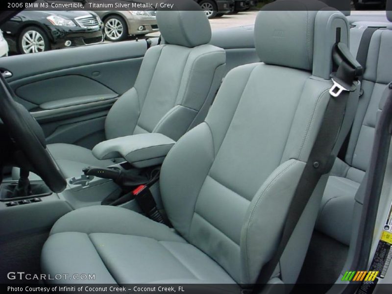 Titanium Silver Metallic / Grey 2006 BMW M3 Convertible