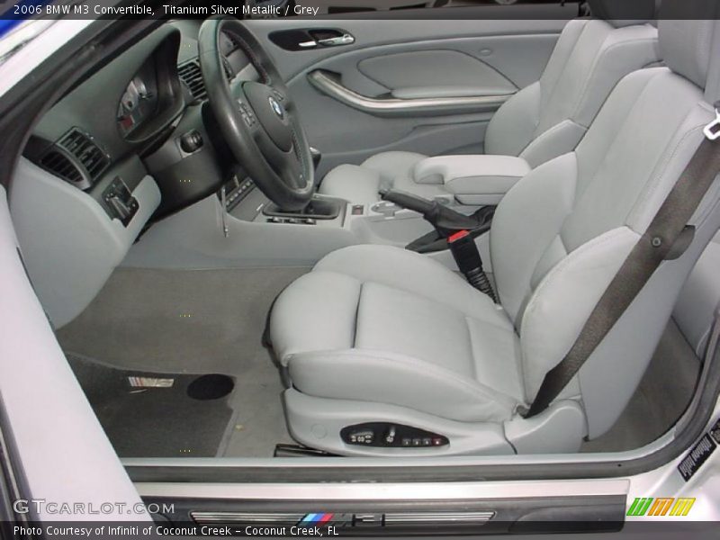 Titanium Silver Metallic / Grey 2006 BMW M3 Convertible