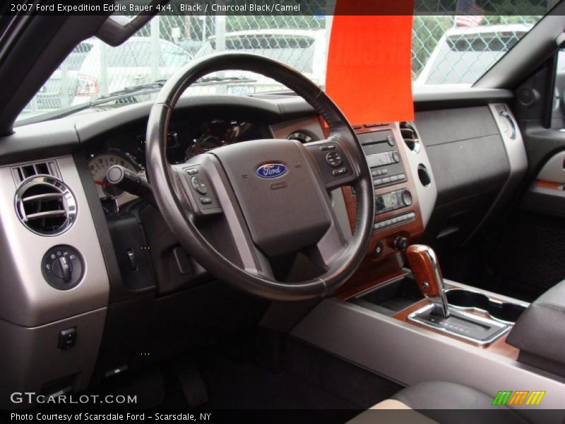 Black / Charcoal Black/Camel 2007 Ford Expedition Eddie Bauer 4x4