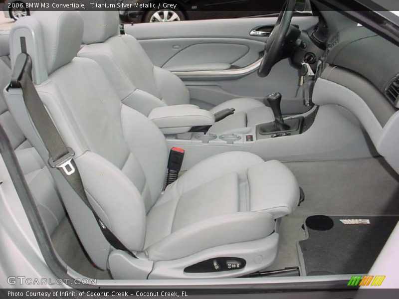 Titanium Silver Metallic / Grey 2006 BMW M3 Convertible