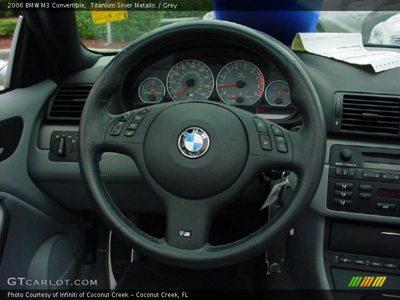 Titanium Silver Metallic / Grey 2006 BMW M3 Convertible