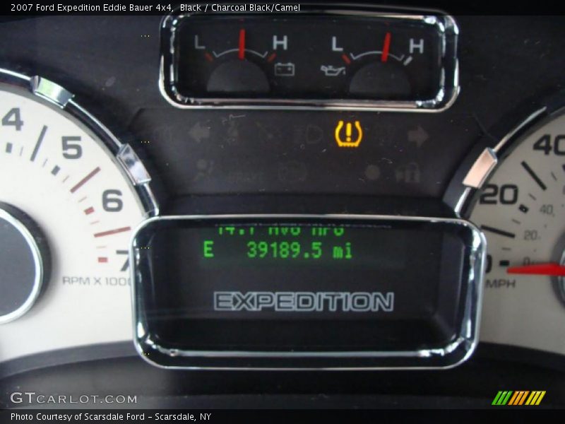 Black / Charcoal Black/Camel 2007 Ford Expedition Eddie Bauer 4x4