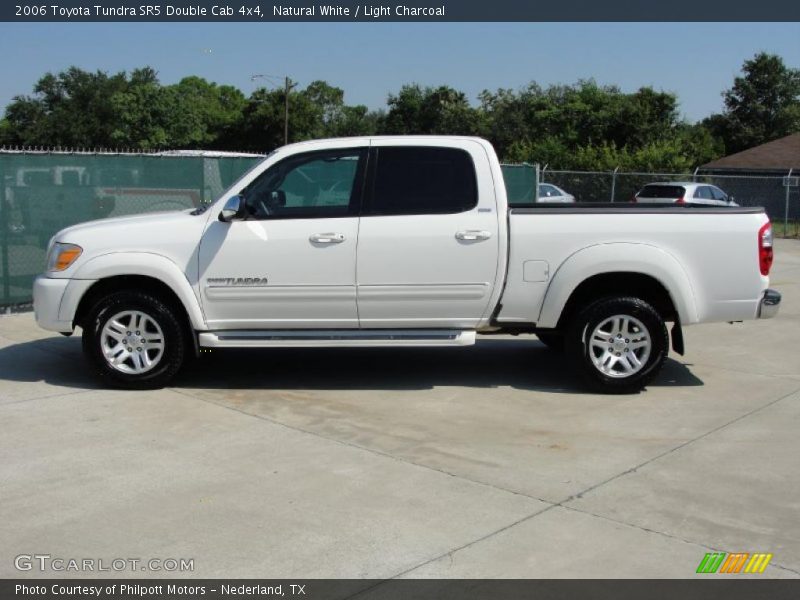 Natural White / Light Charcoal 2006 Toyota Tundra SR5 Double Cab 4x4