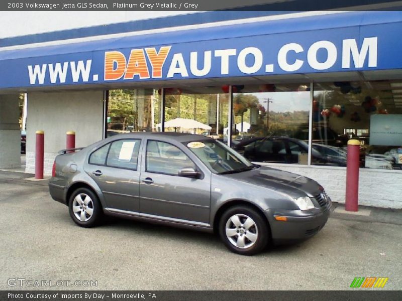 Platinum Grey Metallic / Grey 2003 Volkswagen Jetta GLS Sedan