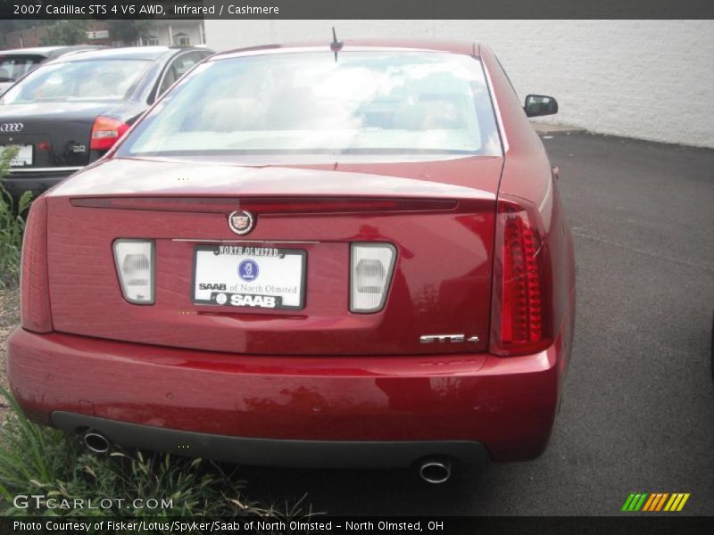 Infrared / Cashmere 2007 Cadillac STS 4 V6 AWD