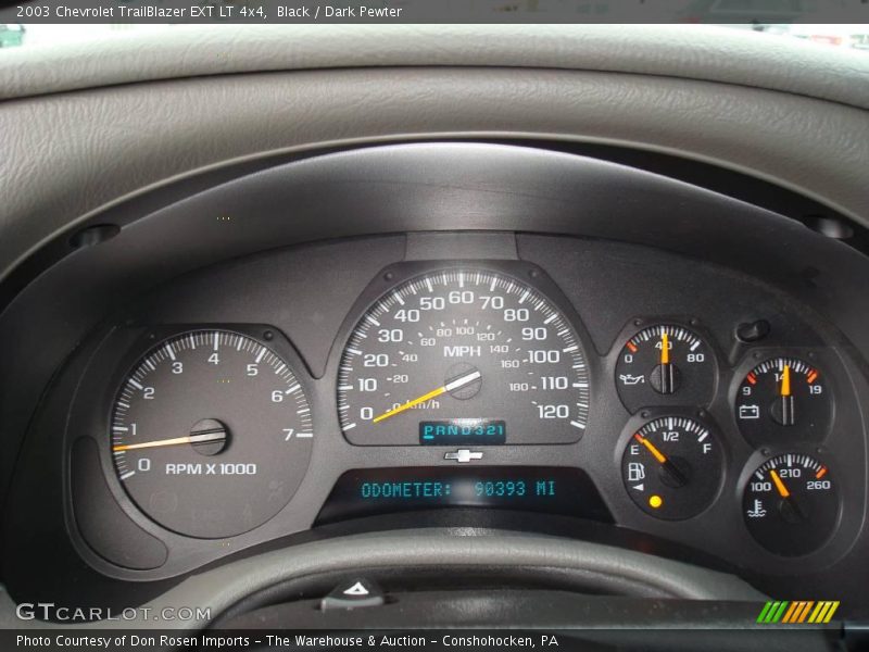 Black / Dark Pewter 2003 Chevrolet TrailBlazer EXT LT 4x4