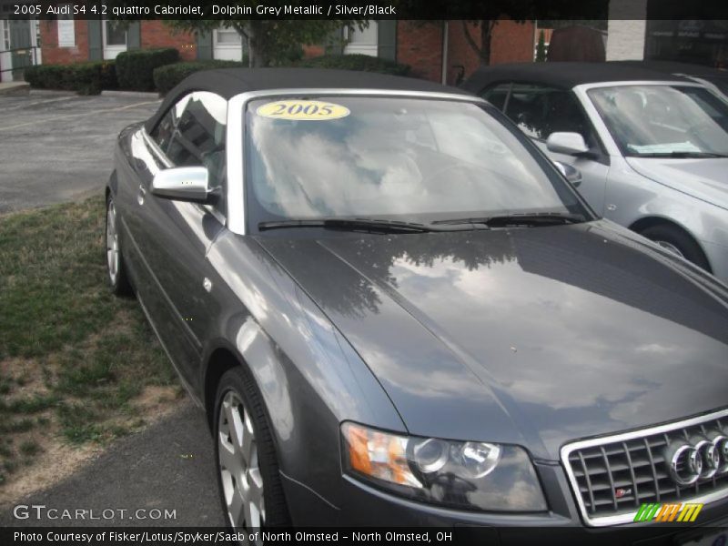 Dolphin Grey Metallic / Silver/Black 2005 Audi S4 4.2 quattro Cabriolet