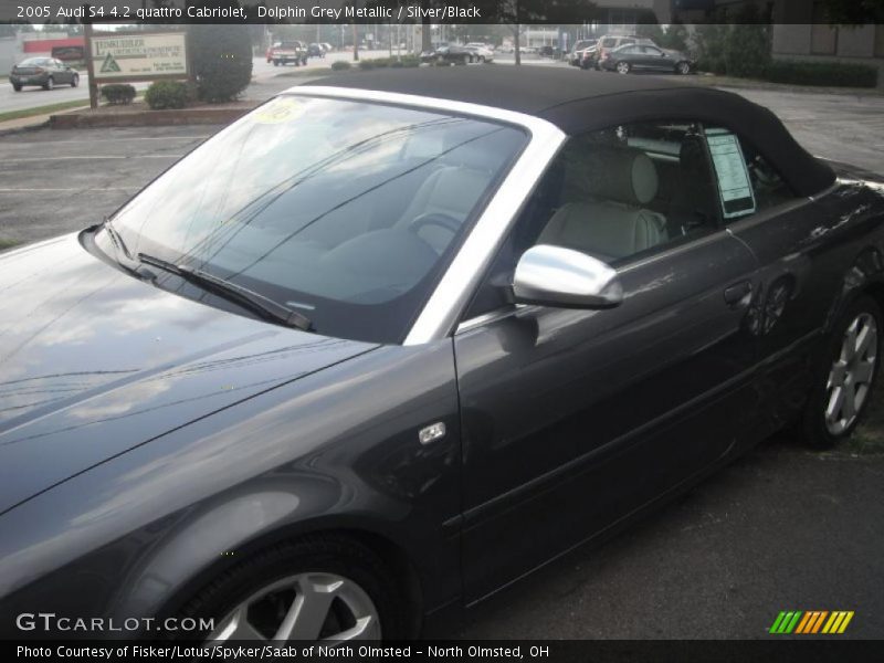 Dolphin Grey Metallic / Silver/Black 2005 Audi S4 4.2 quattro Cabriolet