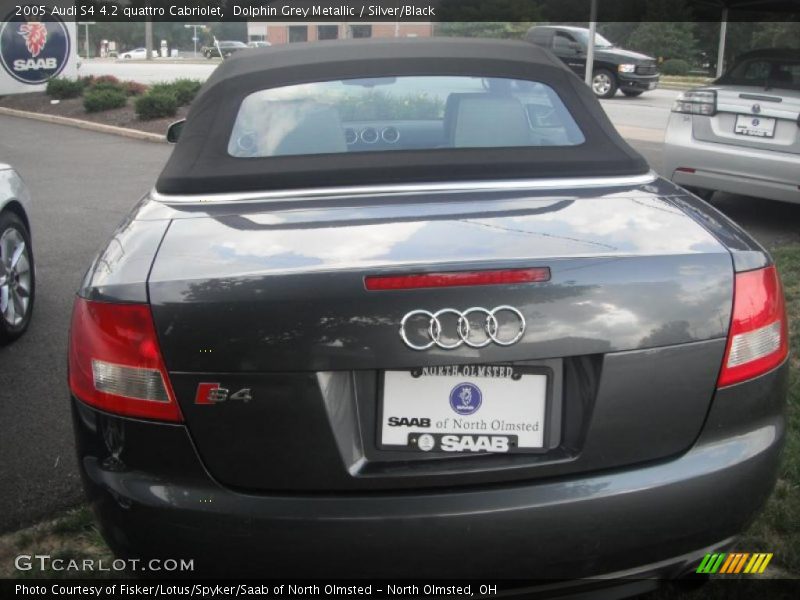 Dolphin Grey Metallic / Silver/Black 2005 Audi S4 4.2 quattro Cabriolet
