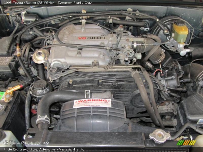 Evergreen Pearl / Gray 1995 Toyota 4Runner SR5 V6 4x4