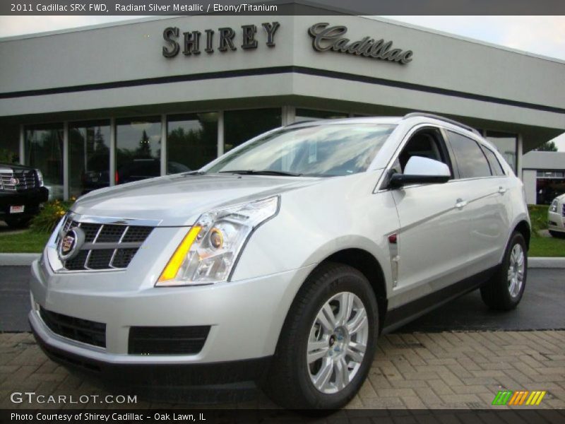 Radiant Silver Metallic / Ebony/Titanium 2011 Cadillac SRX FWD