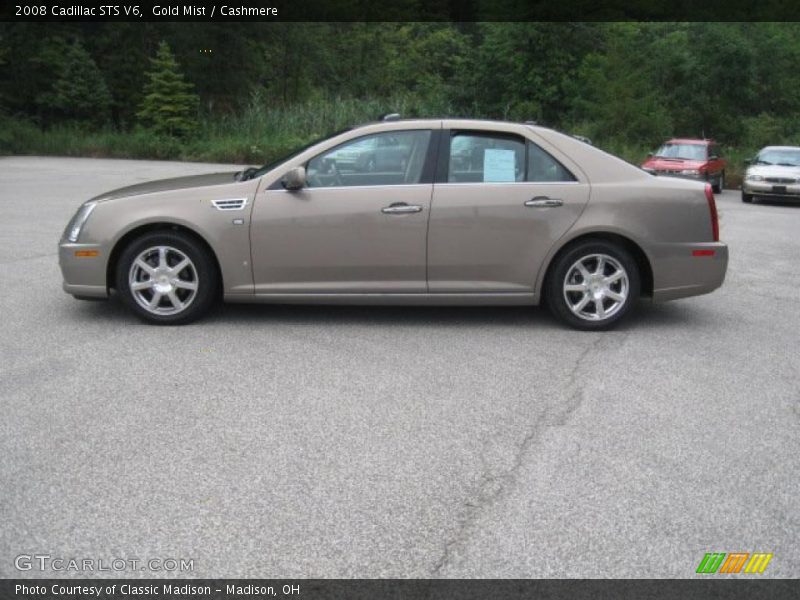 Gold Mist / Cashmere 2008 Cadillac STS V6