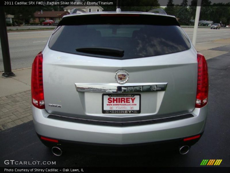 Radiant Silver Metallic / Ebony/Titanium 2011 Cadillac SRX FWD