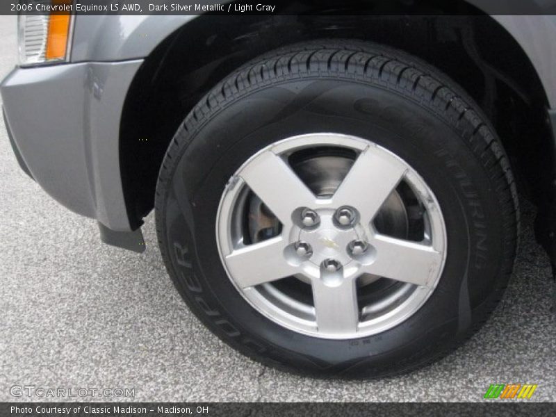 Dark Silver Metallic / Light Gray 2006 Chevrolet Equinox LS AWD
