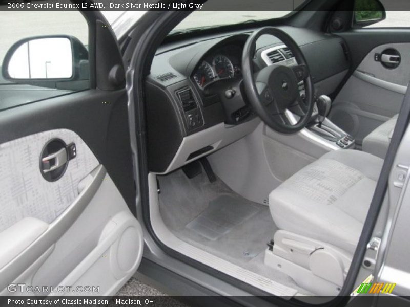 Dark Silver Metallic / Light Gray 2006 Chevrolet Equinox LS AWD
