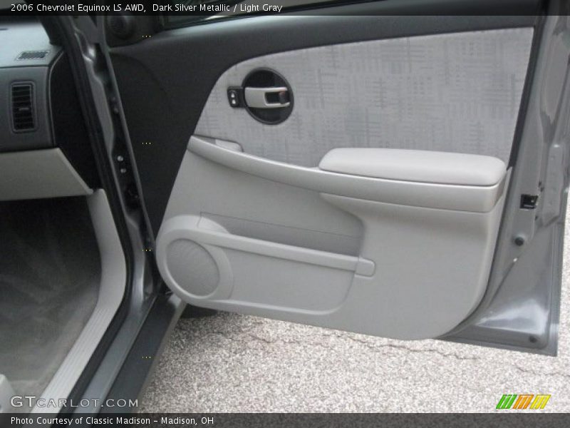 Dark Silver Metallic / Light Gray 2006 Chevrolet Equinox LS AWD