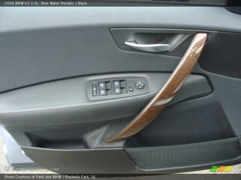 Blue Water Metallic / Black 2006 BMW X3 3.0i