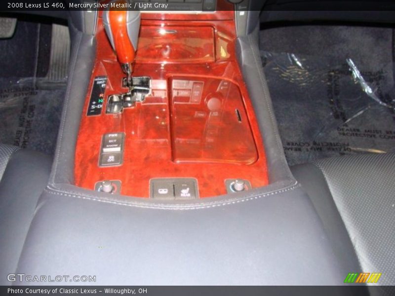 Mercury Silver Metallic / Light Gray 2008 Lexus LS 460