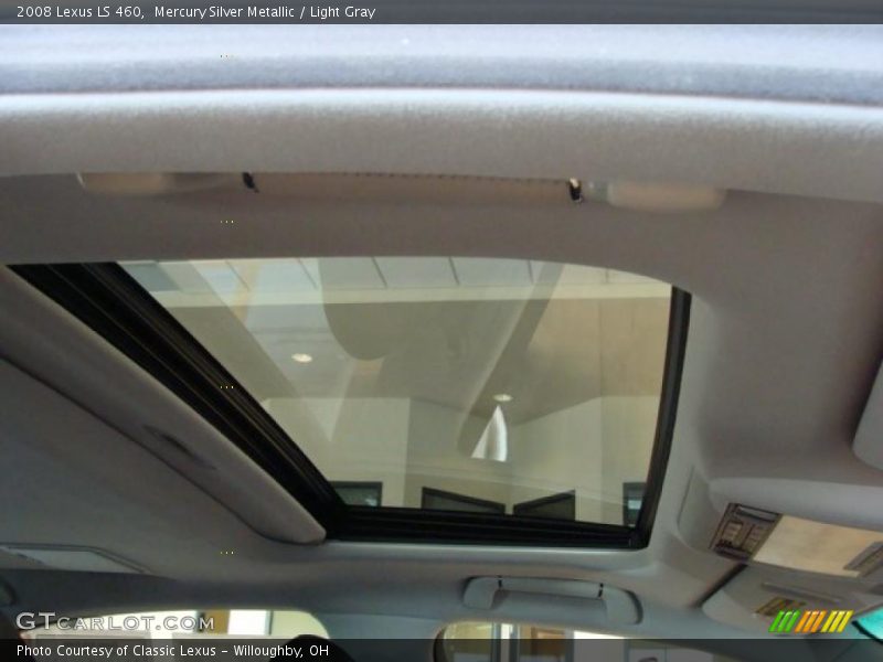 Mercury Silver Metallic / Light Gray 2008 Lexus LS 460